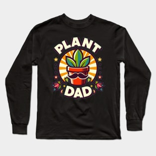 Green Thumb Guru: Men's Hilarious Plant Dad Long Sleeve T-Shirt